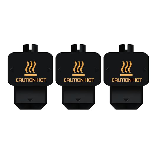 3 Pack H2D Silicone Socks for Bambu Lab H2D/ H2S 3D Printer Hotend, High Temperature Resistant Up to 300°C, Extruder Heater Block Insulation Cover, Flexible & Durable