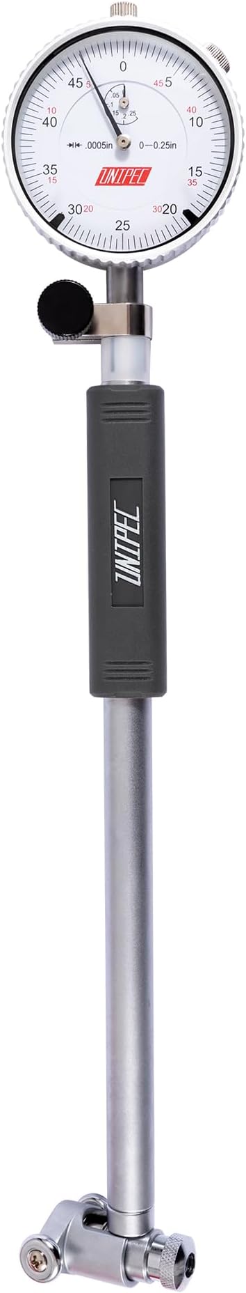 2-6 Inch Dial Bore Gauge, 0.0005 Inch Graduation, High Precision Measurement Tool for Bore Inspection, Stem Length 9.5'', Cylinder Dial Bore Gauge with Carbide anvils