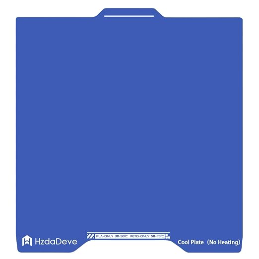 HzdaDeve Cool Plate for SPARKX i7 Low Temperature Cold Build Plate 267X301MM Double Sided Smooth Board Sheet Bed PEI Heated Bed Spring Steel Flexible Platform for Creality Printer (No Heating/No Glue)
