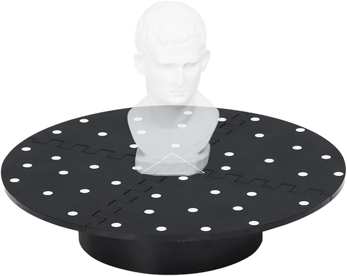 Revopoint Auto Turntable for 3D Scanners, Easy Scanning of Featureless and Small and Medium Objects, Equipped with Marked Top Cover
