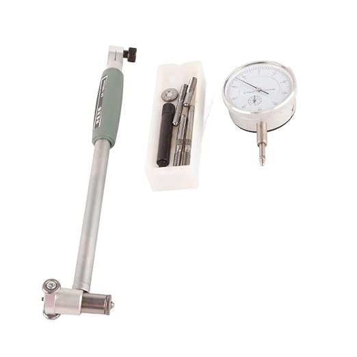 Industrial Tools Dial Bore Gauge Set, 50 to160MM Indicator Measuring Engine Cylinder Tool Kit Dial Bore Gauge Set for Internal Sizes