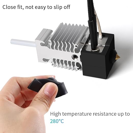 Creality Ender 3 V3 SE Hotend Kit, Original Ender 3 V3 SE Extruder Hotend Heater Block Set Assembled Print Head Kit Heat Resistance 3D Printer Accessories Replacement Kit