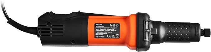 VEVOR Die Grinder, 1/4", Heavy-Duty Electric, Adjustable Speed (10000-28000RPM), Ergonomic Grip for Polishing, Cutting, Rust Removal, Grinding, Welding Repair, with 1/4" & 1/8" Collets