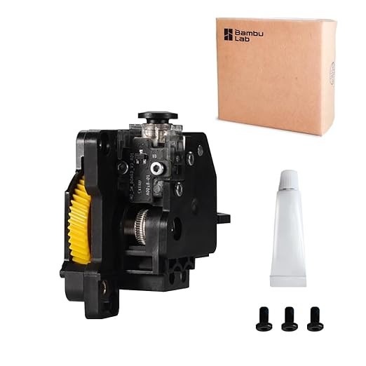 Bamboo Lab Original Extruder Unit Hardened Steel Finished Extruder Component Kit for Bambu Lab X1,X1C 3D Printer (X1 Series)