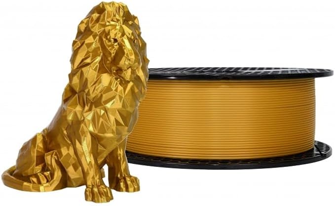 Prusament Premium PLA Viva La Bronze 1.75mm 970g 3D Printer Filament | PLA filament with ±0.02 mm precision, low warping, and reliable, tangle-free printing for beginners and professionals.