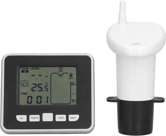 Water Level Meter Indicator, Sensors Liquid Level Sensors Ultrasonic Digital Display Depth Sensor Monitor System
