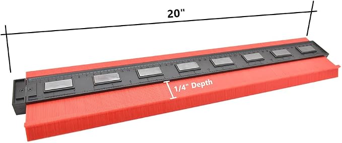 Big Horn 19062 20 Inch Plastic Contour Gauge Duplicator