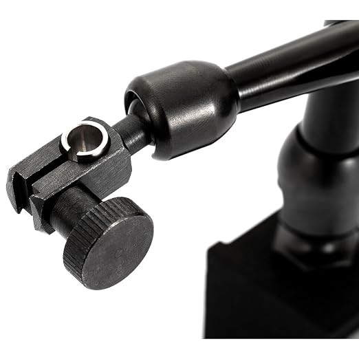 Dasqua 7611-0009 2 Piece Tool Kit with IP54 1-Inch Indicator and 176lb. Mag Base