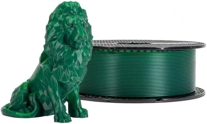 Prusament Premium PLA Opal Green 1.75mm 1kg 3D Printer Filament | PLA filament with ±0.02 mm precision, low warping, and reliable, tangle-free printing for beginners and professionals.