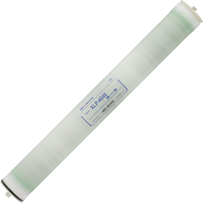 Max Water XLP-4040 Reverse Osmosis 4" x 40" RO Membrane, 2300 GPD | XLP 4040 For Water Purification Desalination Commercial, Industrial, Agricultural