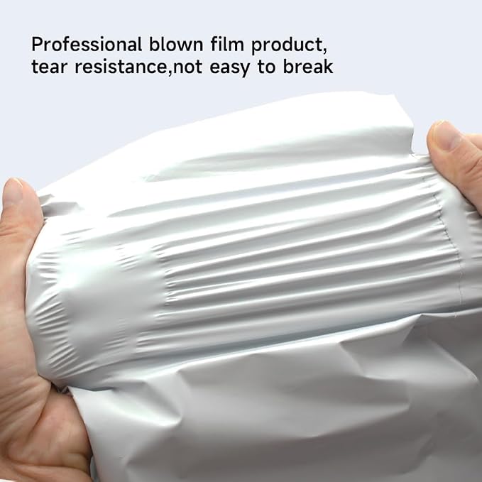 Poly Mailers Shipping Bags with Strong Adhesive, Waterproof Mailing Bags for Clothing, T-Shirts, and Small Business Shipping