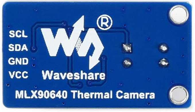 Waveshare MLX90640 IR Array Thermal Imaging Camera with 32×24 Pixels 110° Field of View Communicating via I2C Interface Supports Raspberry Pi/rduino(ESP32)/STM32, etc.