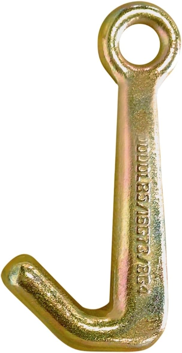 VULCAN Car Tie Down Strap Only - RTJ Hooks - 96 Inch - 4 Pack- PROSeries - 3,300 Pound Safe Working Load