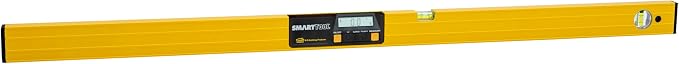 M-D Building Products 92296 SMARTTOOL® 48 Inch Digital Level: Precision Measurement with LCD Screen, Audible Alerts, Water Resistance, High Visibility, and Heavy-Duty Aluminum Frame