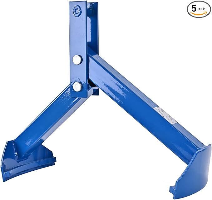 Drum Lifter - Vertical Drum Clamp for Quick and Easy Loading/Unloading of 55 Gallon Steel Drums, 1100lb. Capacity, Rugged All-Steel Construction, Narrow Profile for Overpack Drum Placement