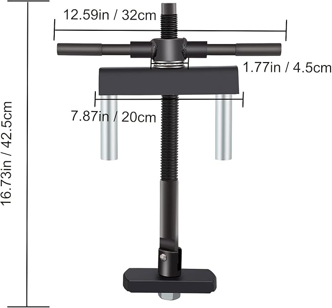 VEVOR Liner Puller Cylinder Liner Puller, Diesel Engines Liner Puller Tool, Both Dry-Type and Wet-Type Fit Diameter of 75 mm-138 mm, Universal Cylinder Liner Puller Tool Set for Auto Repair