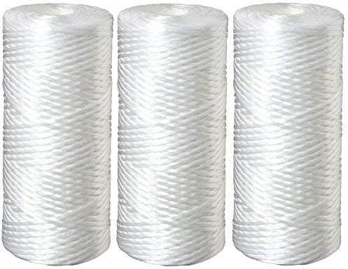 CFS – 3 Pack Polypropylene String Wound Water Filter Cartridges Compatible with 3MAP814, WP5BB97P, WPX5BB97P, WP5BB975 Models – Removes Bad Taste – Whole House Replacement Filter Cartridge – 5 Micron