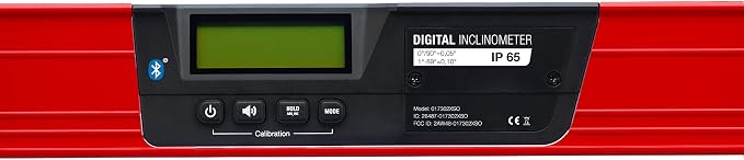 SOLA LSB48DBT Digital Box Beam Level with Bluetooth, Big Red, Case Included, 48-inch