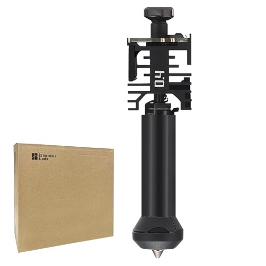 Original H2C Induction Hotend (Right) for Bambu Lab H2C/H2C Vortek System, 0.4mm Hardened Steel Nozzle for H2C Extruder Print Head Hotend, Bamboo H2C Replacement Hotend & Accessories