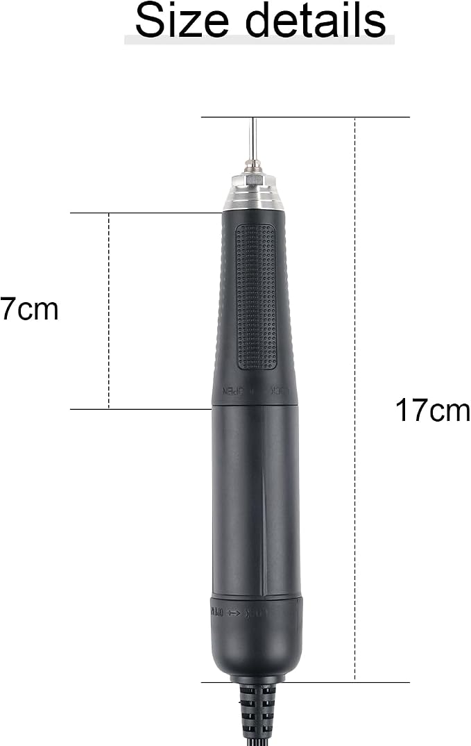 NSKI 50,000 RPM Strong Electric Carbon Brushless Grinding Instrument for Nail Drill Machine Lab Jewelry