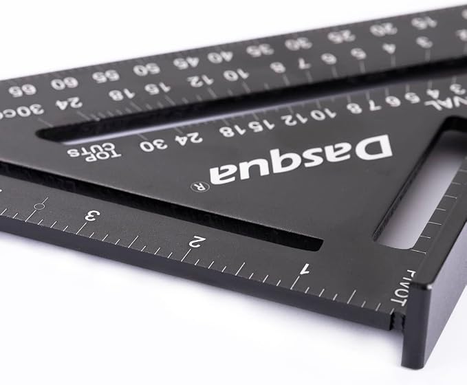 Accusize Industrial Tools 5pc Marking Black Precision Layout Solution, 2805-1406 | CNC Machined Black Anodized Aluminum, Laser-Engraved Scales, Ground Measuring Face, High Accuracy and Repeatability