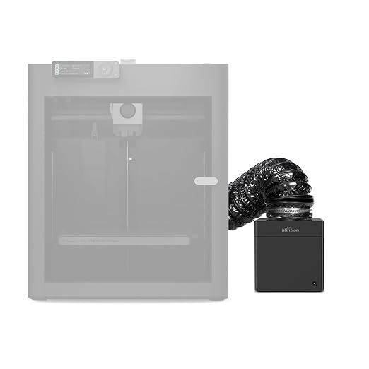 V1 Filter System for 3D Printers, HEPA H13 and Activated Carbon Filter, for ABS/ASA/PA/PETG/PLA, Vapors and Particles, 60 m³/h Air Purifier for Enclosed 3D Printers