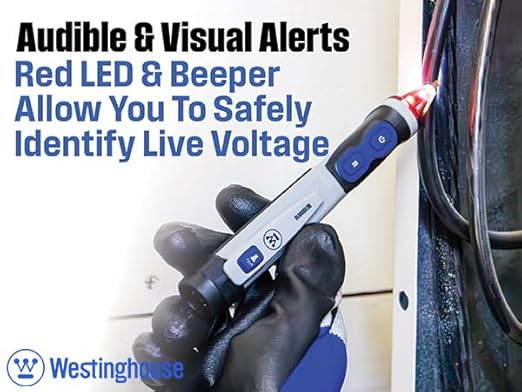 Westinghouse RMS Digital Auto-Ranging 6000 Counts Clamp Meter and Dual Range Non-Contact Voltage Detector