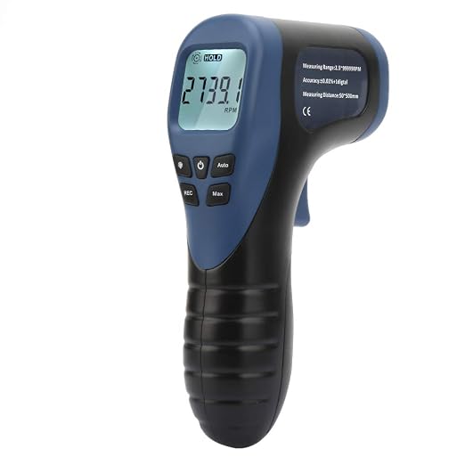 Infrared RPM Meter,RPM Meter Handheld Tachometer for Small Engines Contagiri+Digitale TL900 Digital Tachometer Meter Non Contact RPM Tachometer Speed Gauge Tester