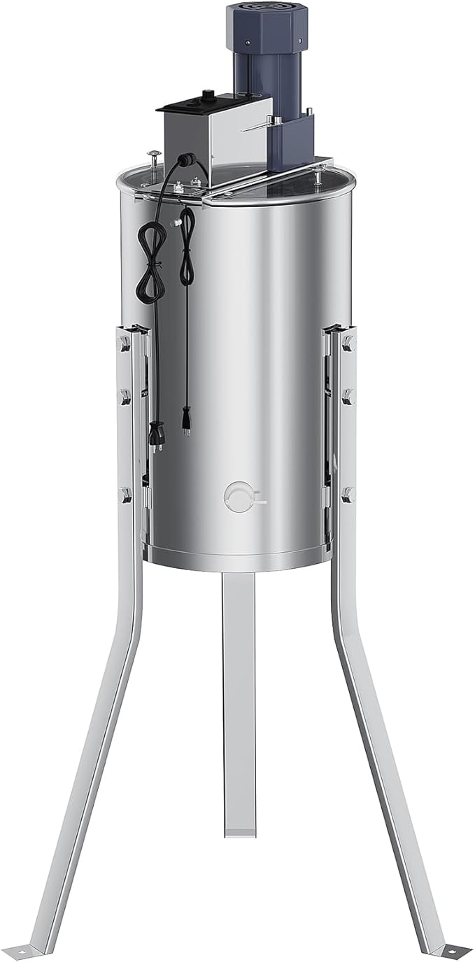 4 Frame Honey Extractor Spinner, Electric Beekeeping Centrifuge