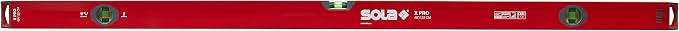 SOLA LSX48 X PRO Aluminum Box Profile Spirit Level with 3 60% Magnified Vials, 48-Inch