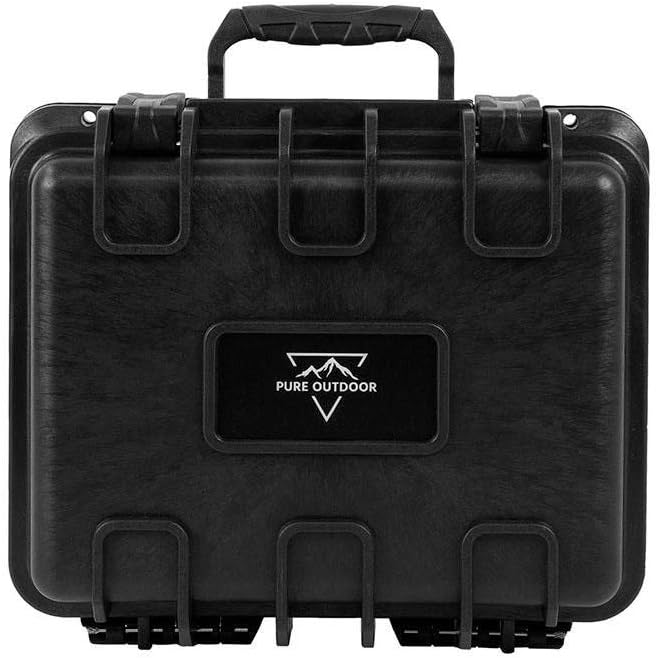 Monoprice Weatherproof Hard Cases - 22 x 14 x 8 Inches & 10 x 9 x 7 Inches - IP67 Dust/Water Protection, Customizable Foam