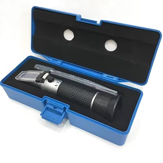 Generic Refractometer for Measuring Grape Wine Juice, which Measures The Sugar Content in The Original Grape Juice and predicts The Alcohol Level of The Wine. 0-40% Brix and 0-25% Dual Scale
