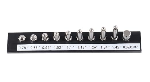 Accusize Industrial Tools 0.7-1.5'' by 0.0001'' Dial Bore Gage, Stem Length 6'', Ee20-1015 | 6" Stem Length, Self-Centering, Chrome-Plated Handle, Insulated Grip, EE20-1015