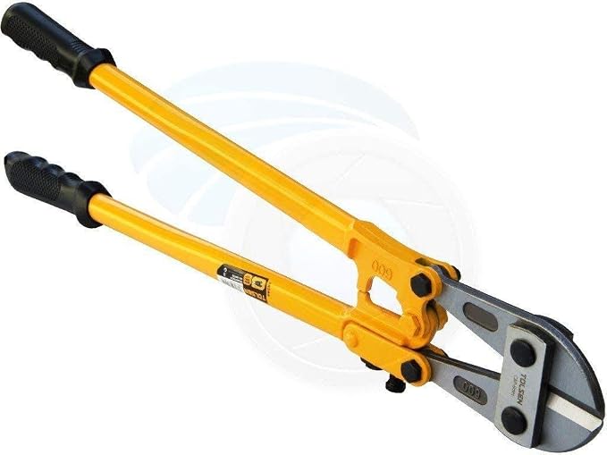 TOLSEN Bolt Cutters Heavy Duty, Bolt Cutter for Padlocks, Lock Cutter Heavy Duty Chain, Rods, Rivets, Locks and Wire Cutter - Ergonomic Non-Slip Handle Bolt Cutter (36")