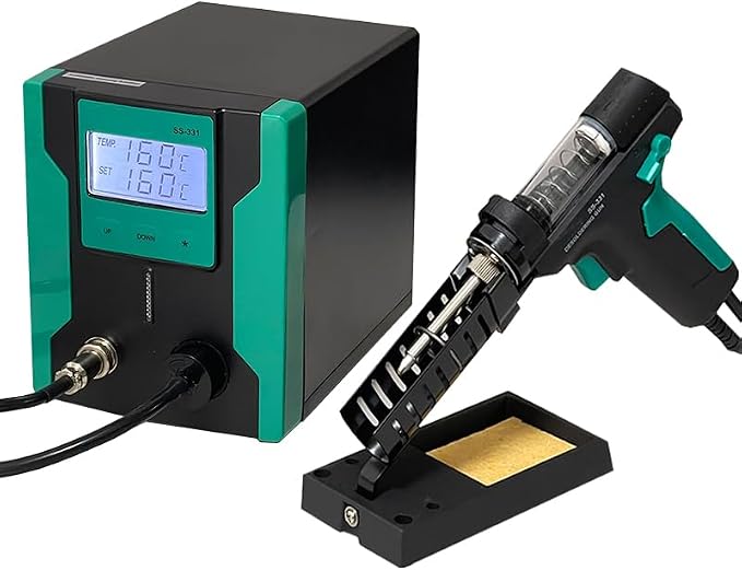 SS-331 Electric Solder Suction Gun LCD Electric Desoldering Gun Anti-static 90W High Power Strong solder sucker Suction SS-331H Desoldering Station