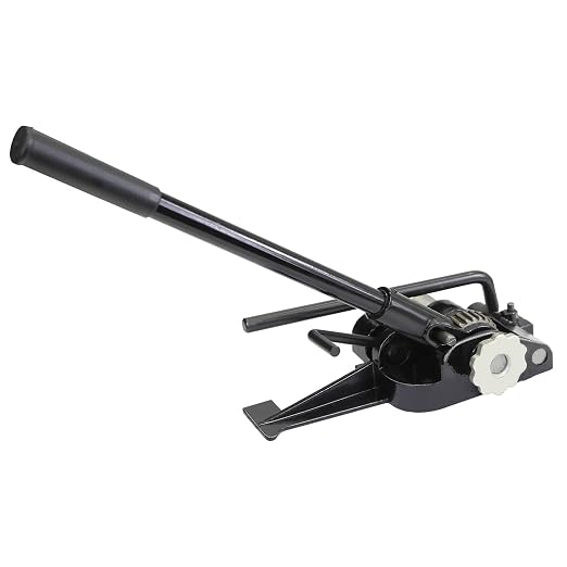 Heavy Duty Banding Strapping Tensioner & Cutter Manual Packaging Tools Windlass for 1/2"-3/4" Width Metal Steel Strapping Coil