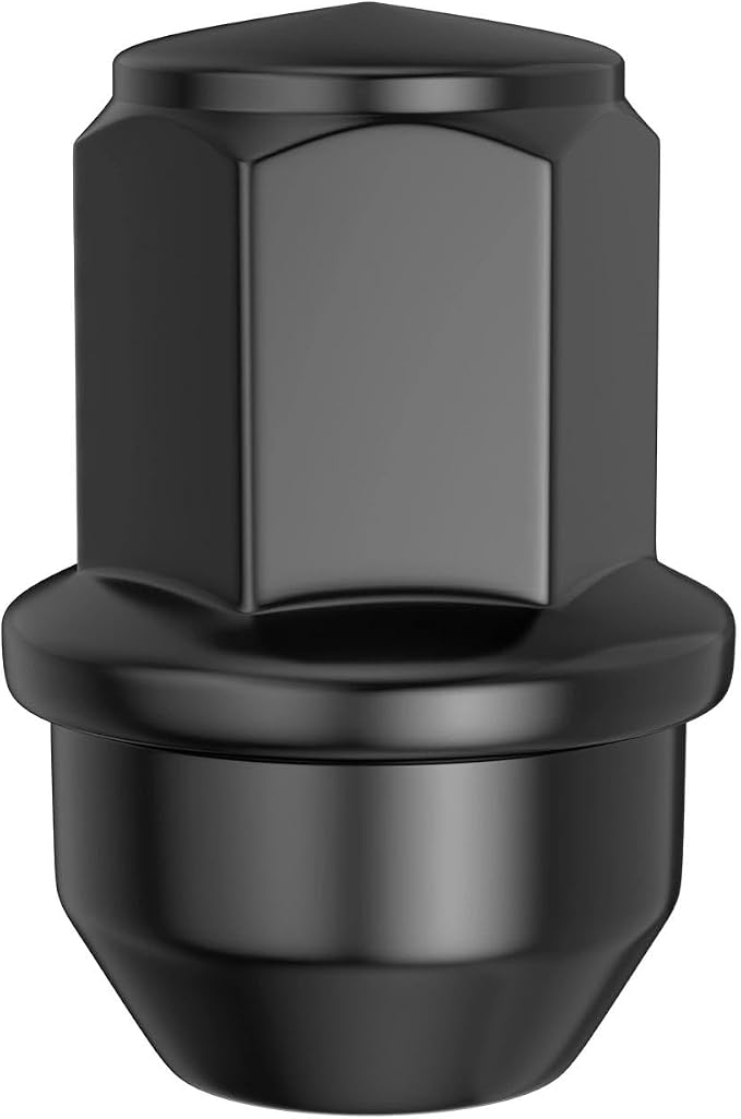 MIKKUPPA 4PCS M14x1.5 F150 Lug Nuts, Black OEM Style Replacement for 2015-2024 F-150 F150 Expedition Lincoln Navigator Factory Wheels 21mm Hex Anti-Rusting Updated Tire Nuts