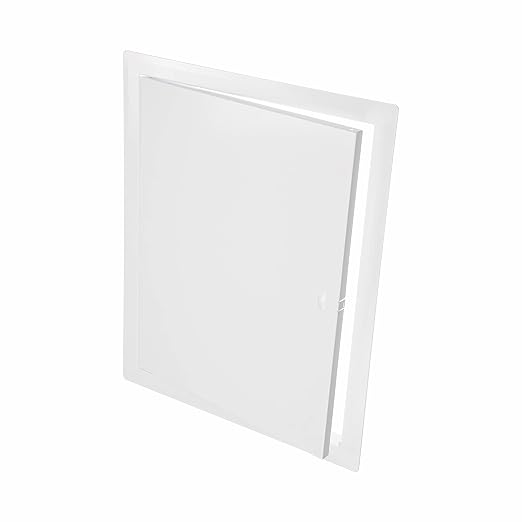 12" x 16" White Metal Access Panel - Wall Access Panel for Drywall - Hidden Wire Cover for Wall Covering Panels - Plumbing, Electricity, Heating Alarm, Bathroom, Dry Wall Hole Cover