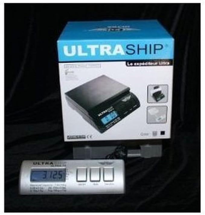 My Weigh UltraShip 35 Lb Electronic Scale,black; blue