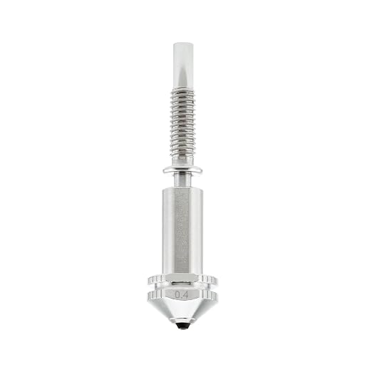 Rapid Change Diamond PCD Nozzle 0.4mm for E3D Revo HotEnd, Exceptional Hardness, Excellent Thermal Conductivity