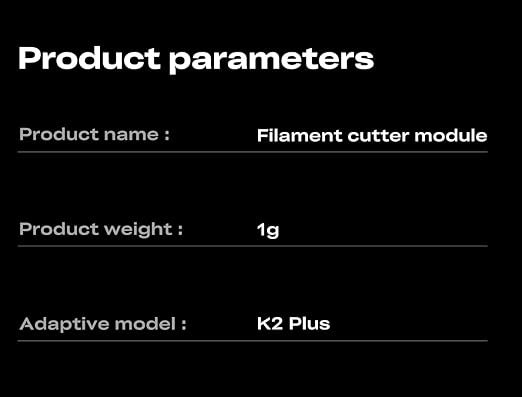 Creality K2 Plus Filament Cutter 10-Pack, High Durability Precision Snips for Fast Cut-Off and Quick Replacement, for Creality K2/K2 Pro/K2 Plus 3D Printers