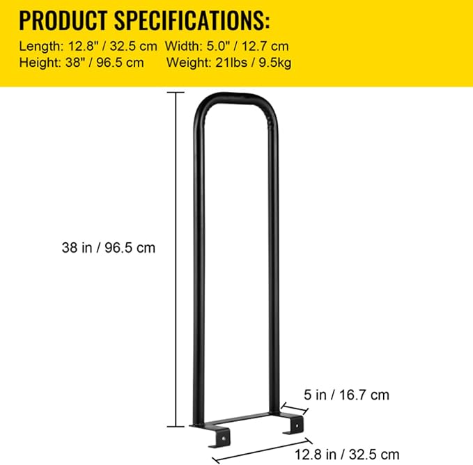 Cart Handle Dolly Converter 12.8 Inch Width x 38 Inch Height Steel Converter Arms 250LBS Capacity Panel Dolly Handling Equippment， Mattress Mover