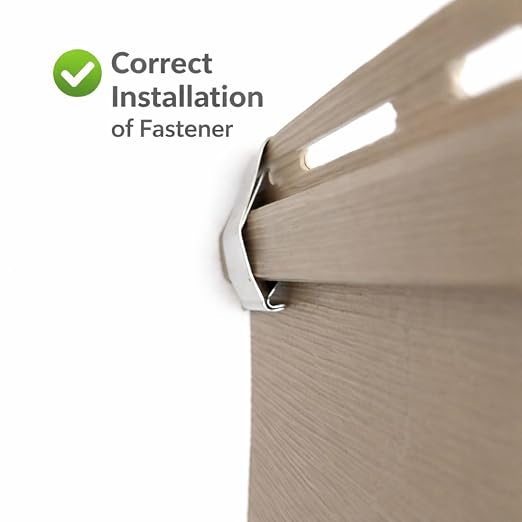 Help Secure Loose Vinyl siding that Will not Lock Together or continually unlocks - Pack of 40