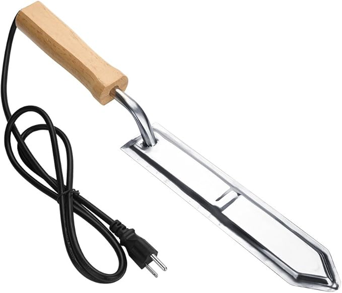 Fdit Electric Uncapping Knife Honey Cutter Scraper Bee Extractor Beekeeping Tools Beekeeping Supplies(US)