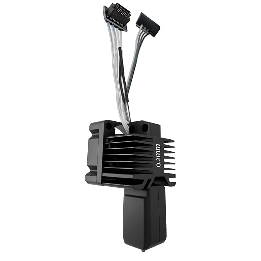 0.2mm Hardened Steel Complete Hotend Nozzle Kit for Bambu Lab P1P P1S, All-Metal Integrated Design 300℃ High-Temperature Print Head with Fan,Thermistor,Ceramic Heater