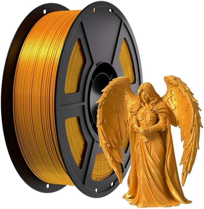 Chitu Systems Conjure Silk Dark Gold PLA 3D Printer Filament 1.75mm,Metal-Like Shiny Consumables 1kg (2.2lbs) 1 Spool, Dimensional Accuracy +/- 0.02 mm