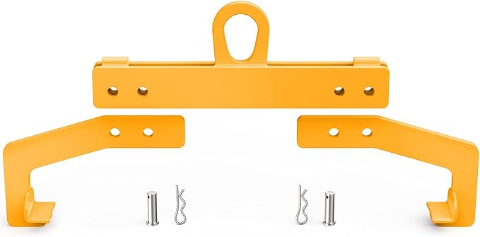 Vertical Drum Clamp - Lifter for 55 Gallon Steel & Plastic Drums - One Clamp Fits All - 1100 Lbs Capacity