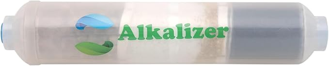 10-Inch Ultima Alkalizer, Universal Alkaline Post Filter Replacement for Reverse Osmosis RO Under Sink Water Filter System, Alkaline Water Ionizer to Increase Water pH