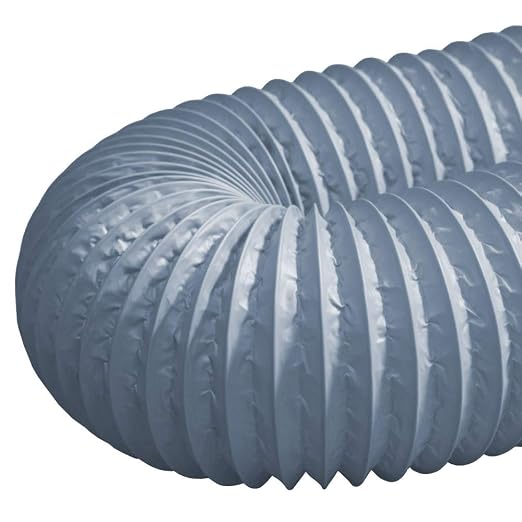 Rubber-Cal "HVAC Ventilation-Flex" Duct - 8 in. ID x 25 ft. Length