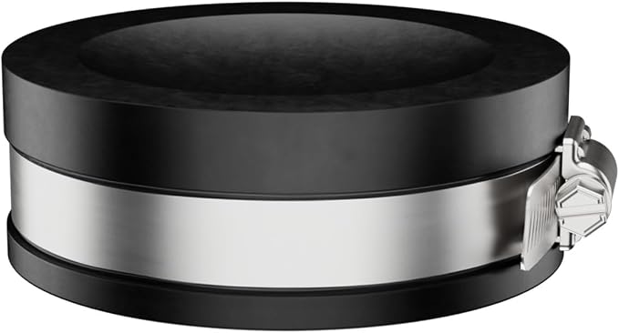 Fernco PQC-108 Flexible PVC Reusable Pipe Cap for Cast Iron, Steel, Copper and Plastic Pipe Ends